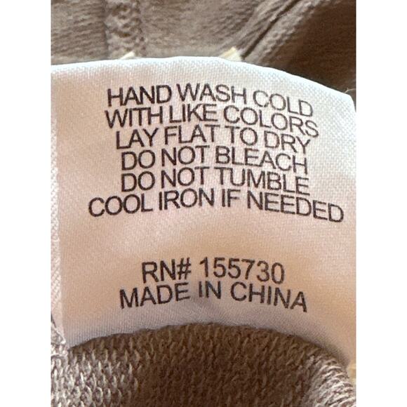 JANE and DRLANCEY Gorpcore Streetwear Utility Lt Brown Oversized Hoodie S - Picture 10 of 13